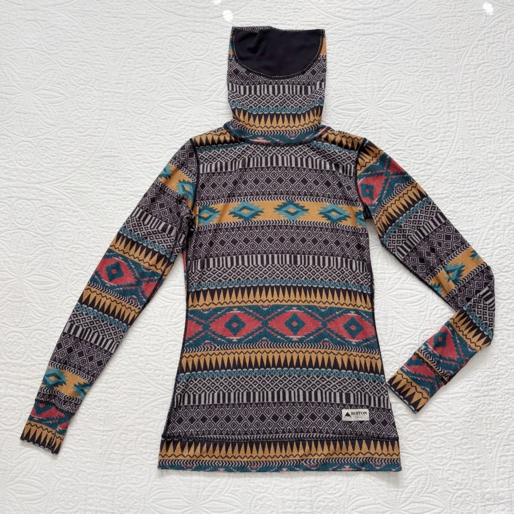 Burton Women's Midweight‎ Long Neck Baselayer Top, Tahoe Freya Weave
